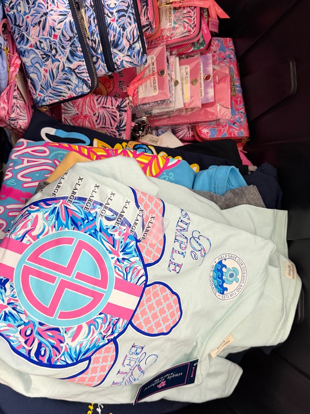 Reseller lot Simply Southern & Girlir girls originals shirts/coozies/wallets/pur